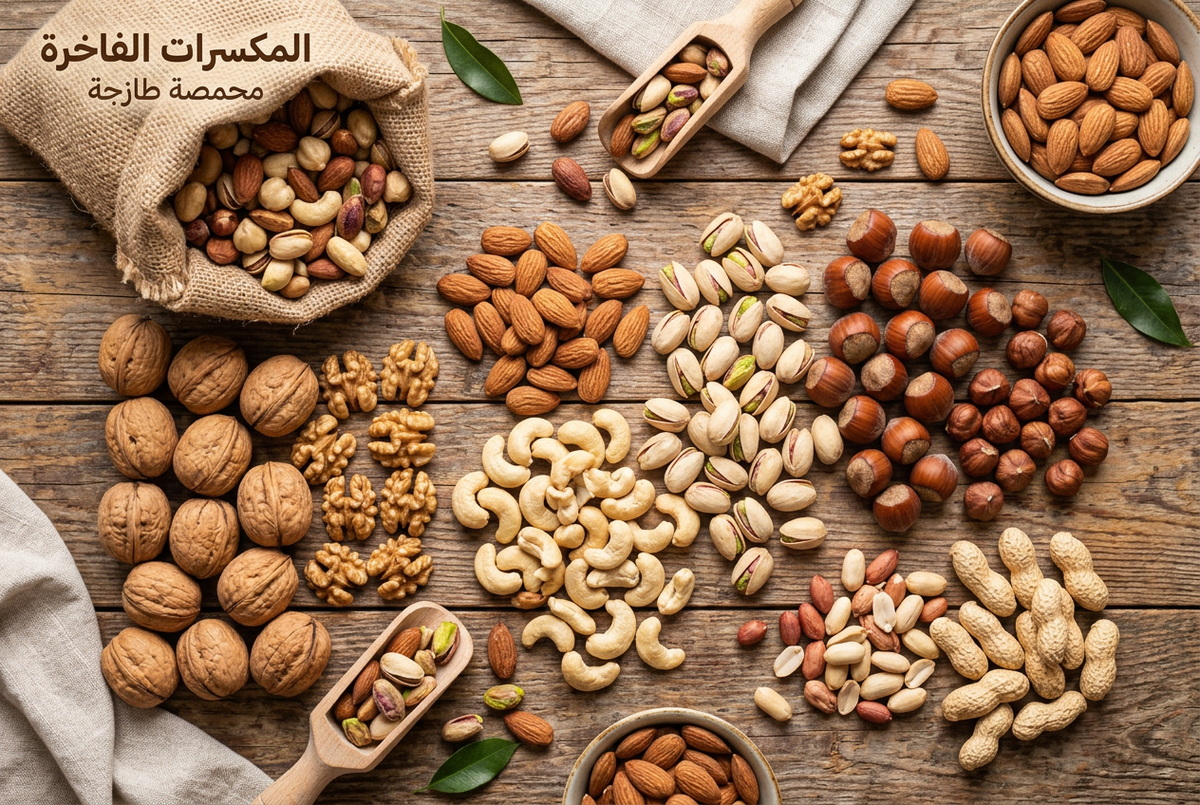 مكسرات وتسالي السهرة